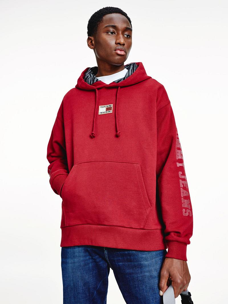 Női Tommy Hilfiger Year of the Tiger Hoodies Piros | HU 168QMA